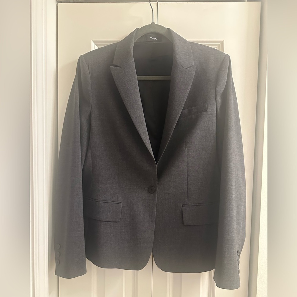 Theory Women’s Gray Blazer